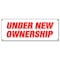 Signmission UNDER NEW OWNERSHIP BANNER SIGN brand signs management owner business B-Under New Ownership - alternate 1